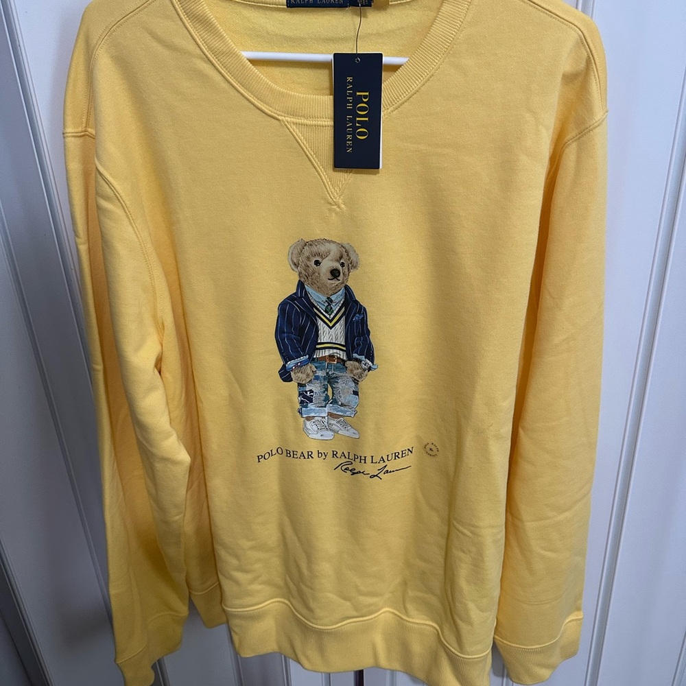 Polo by Ralph Lauren Yellow Bear Sweater